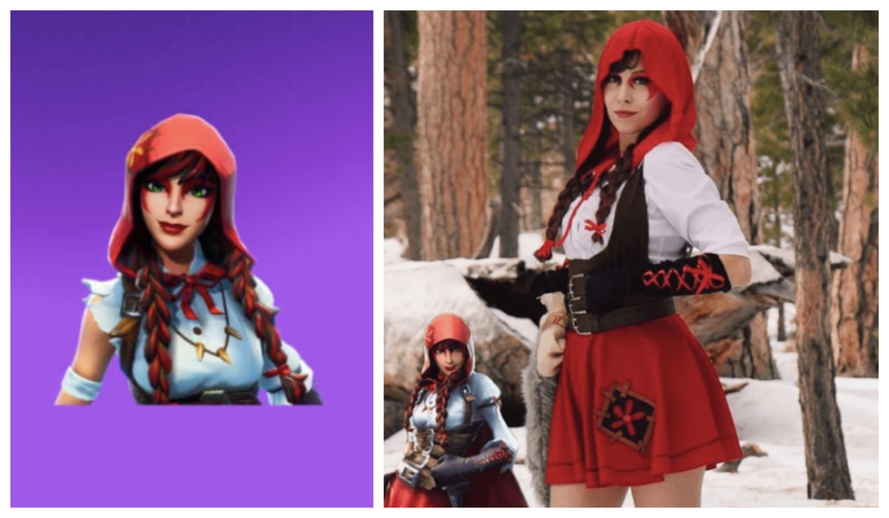 cosplayers Fortnite costume