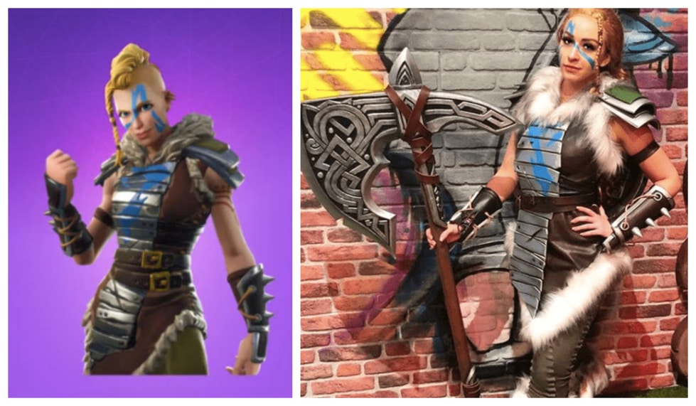 cosplayers Fortnite costume