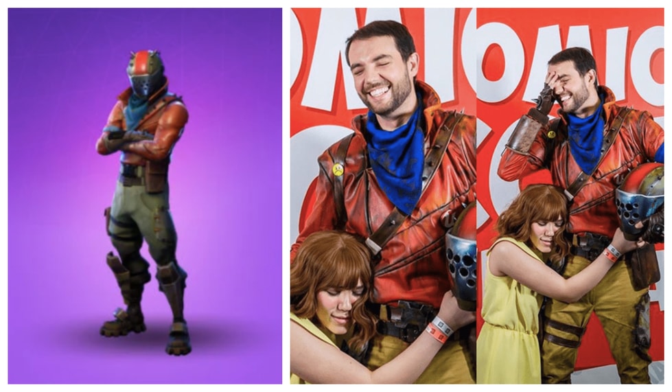 cosplayers Fortnite costume