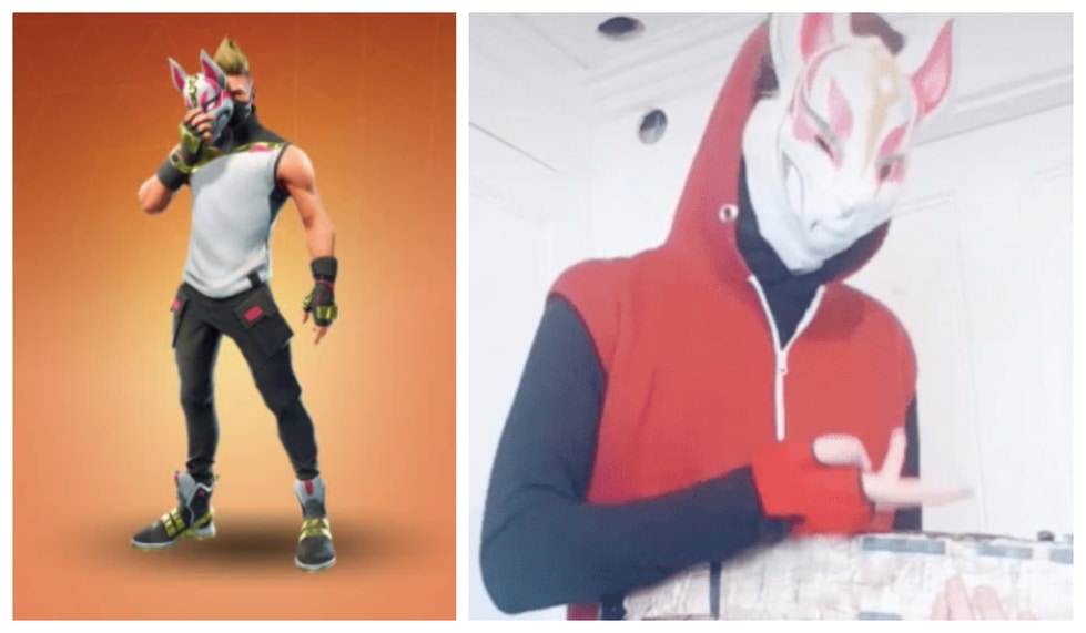 cosplayers Fortnite costume