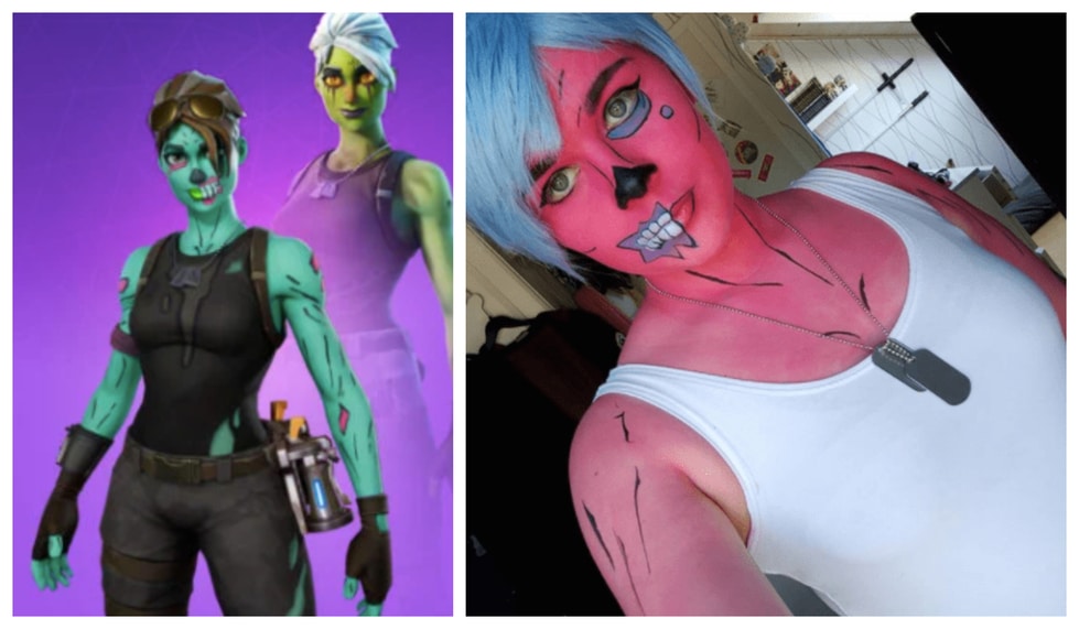 cosplayers Fortnite costume